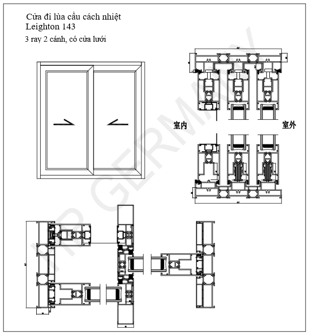Cửa Đi Mở L&ugrave;a 