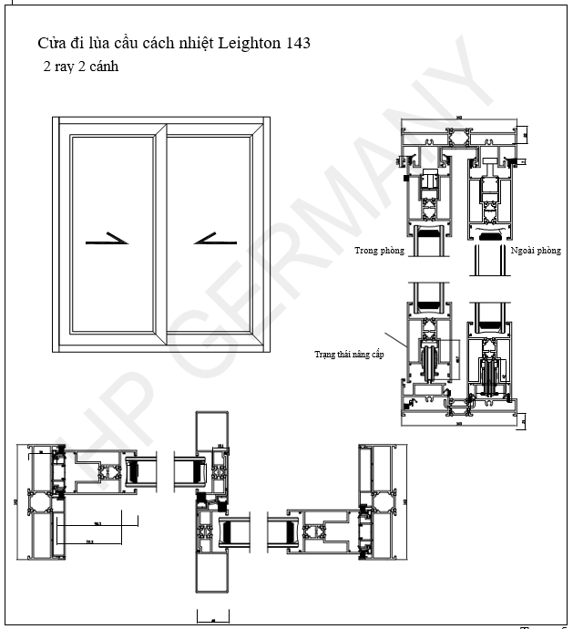 Cửa Đi Mở L&ugrave;a 