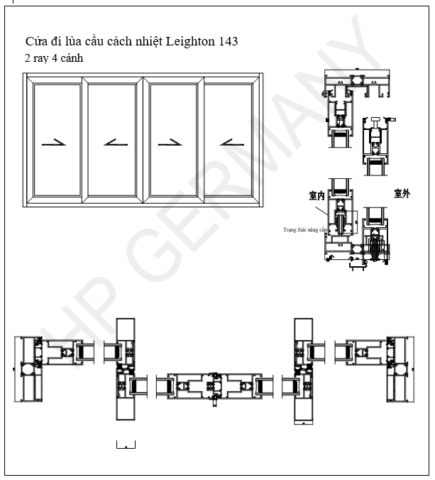 Cửa Đi Mở L&ugrave;a 