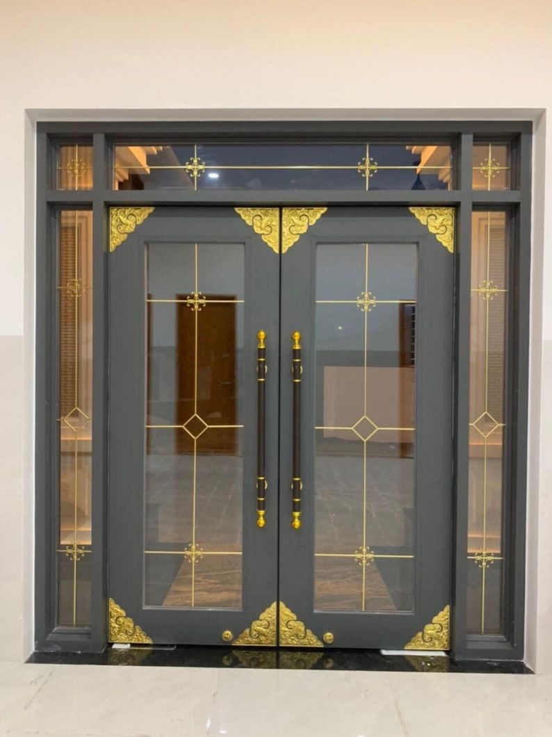 cửa nh&ocirc;m thủy lực