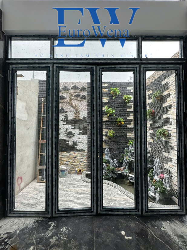 Cửa nh&ocirc;m mở 2 chiều