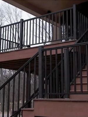 Nhôm hệ lan can cầu thang